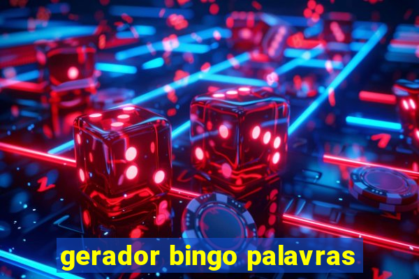 gerador bingo palavras